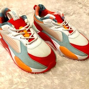 Toddler Size 9 - Pink & White Pumas